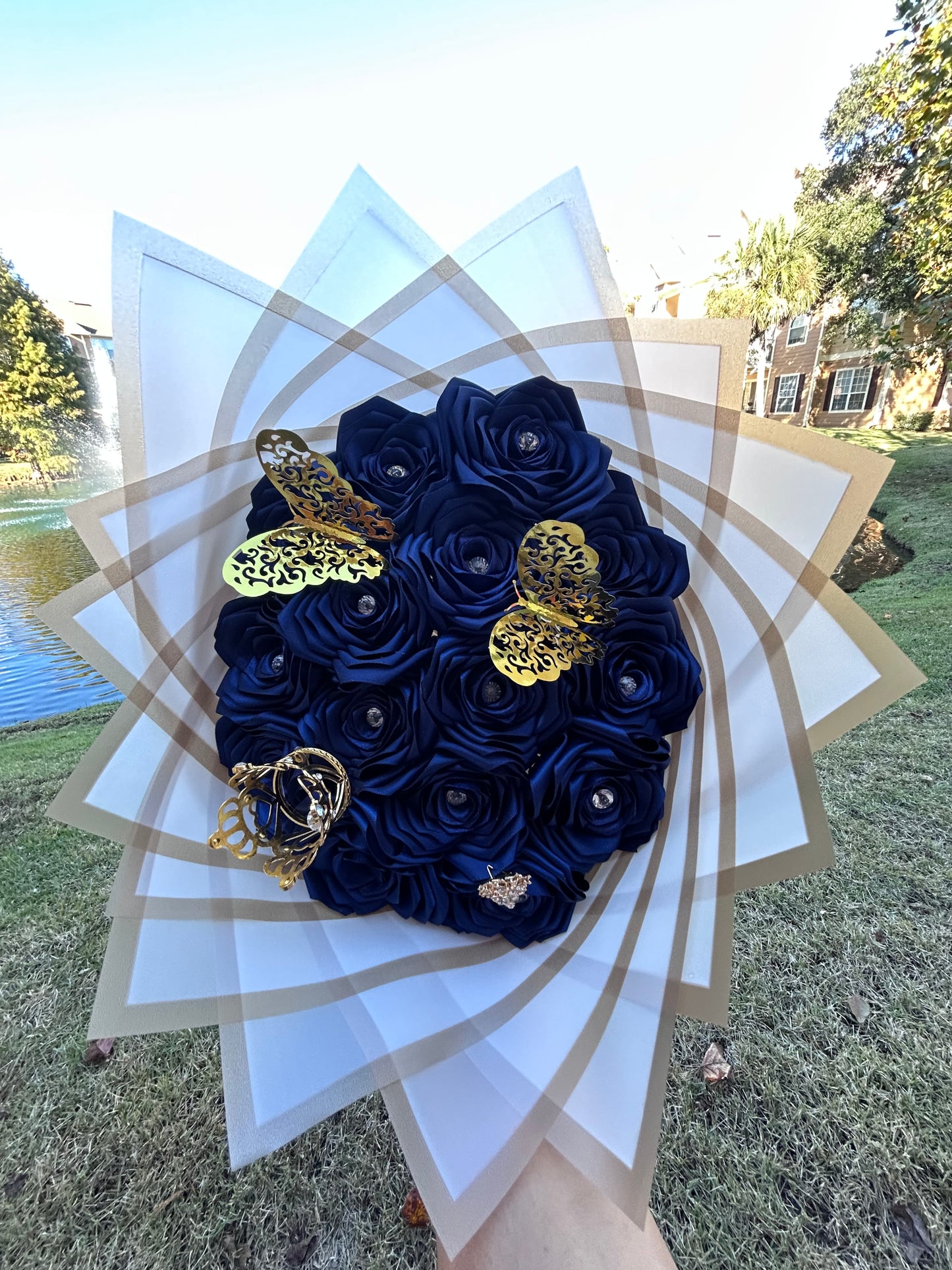 Navy Blue Eternal flower