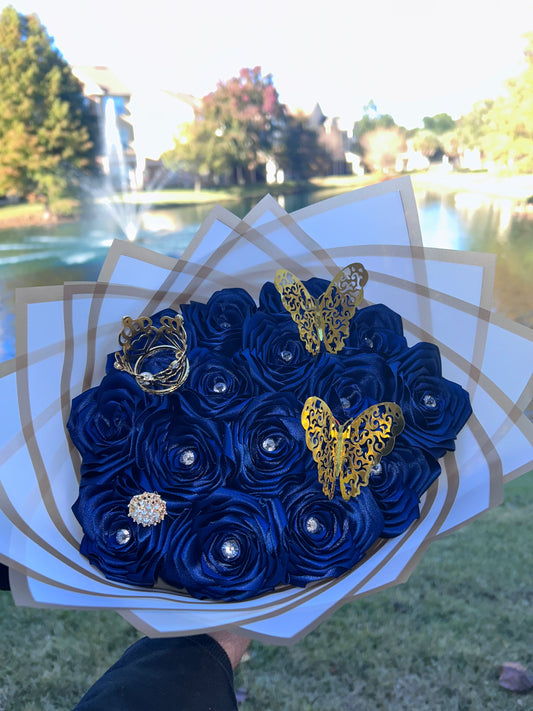 Navy Blue Eternal flower